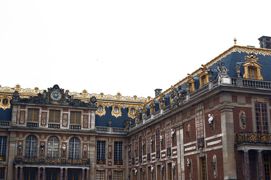 The palace of Versailles in Paris, France.