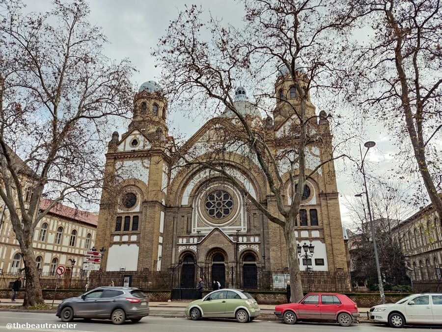 Synagogue in Novi Sad, Serbia.