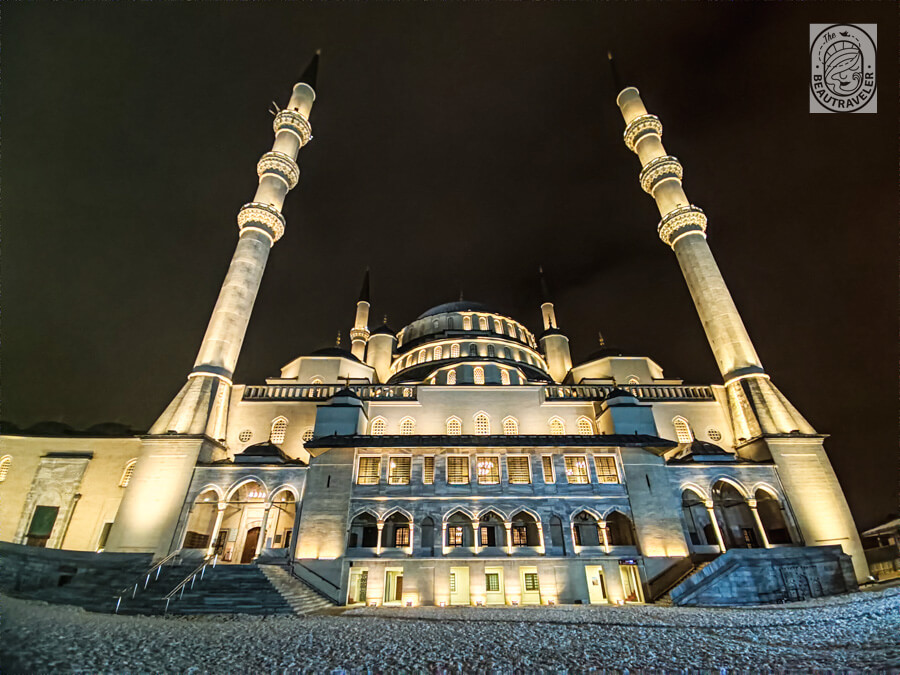 Kocatepe Mosque in Ankara, Turkey.