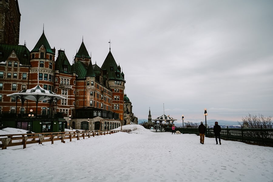 New Year's Eve in Quebec City, Canada. 