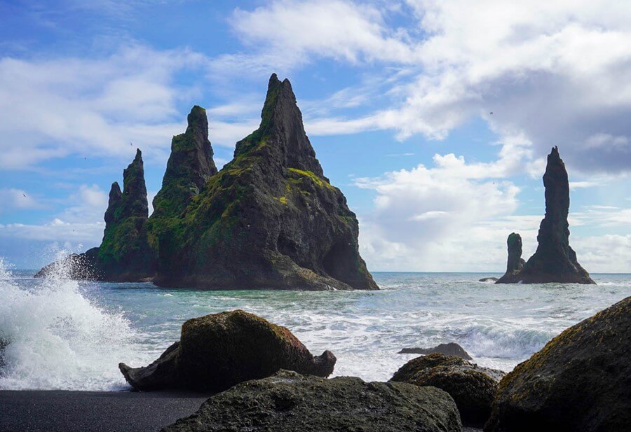 New Year's Eve in Vik, Iceland. 