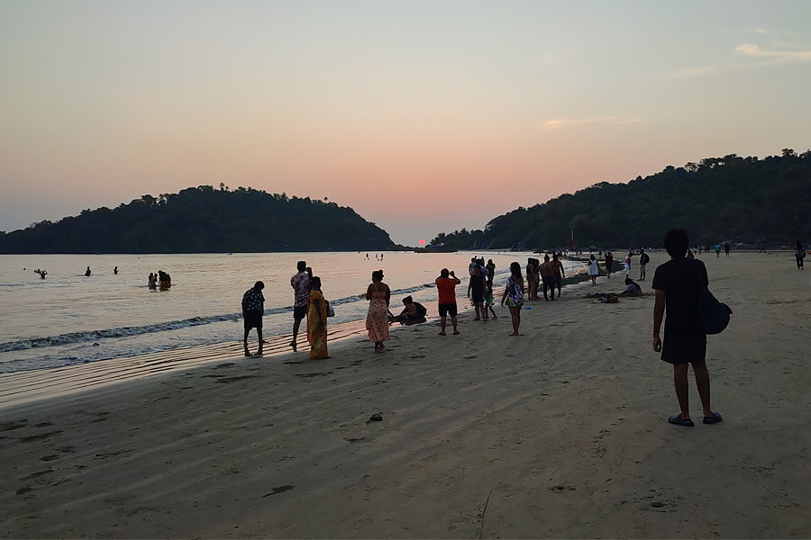 New Year's Eve in Goa, India. 