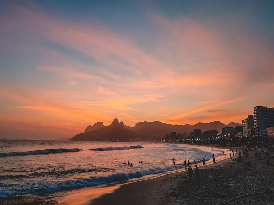 New Year's Eve in Rio de Janeiro, Brazil. 