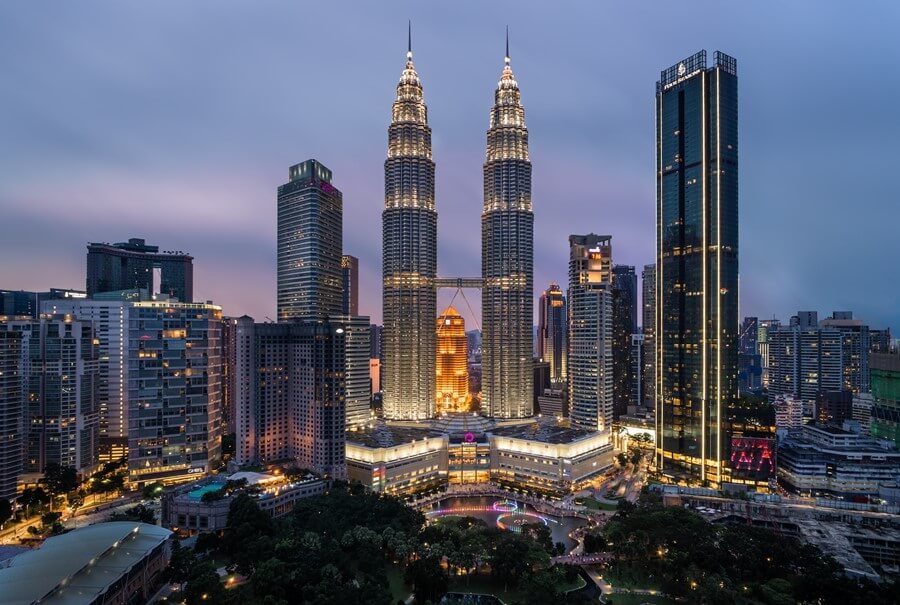 New Year's Eve in Kuala Lumpur, Malaysia. 