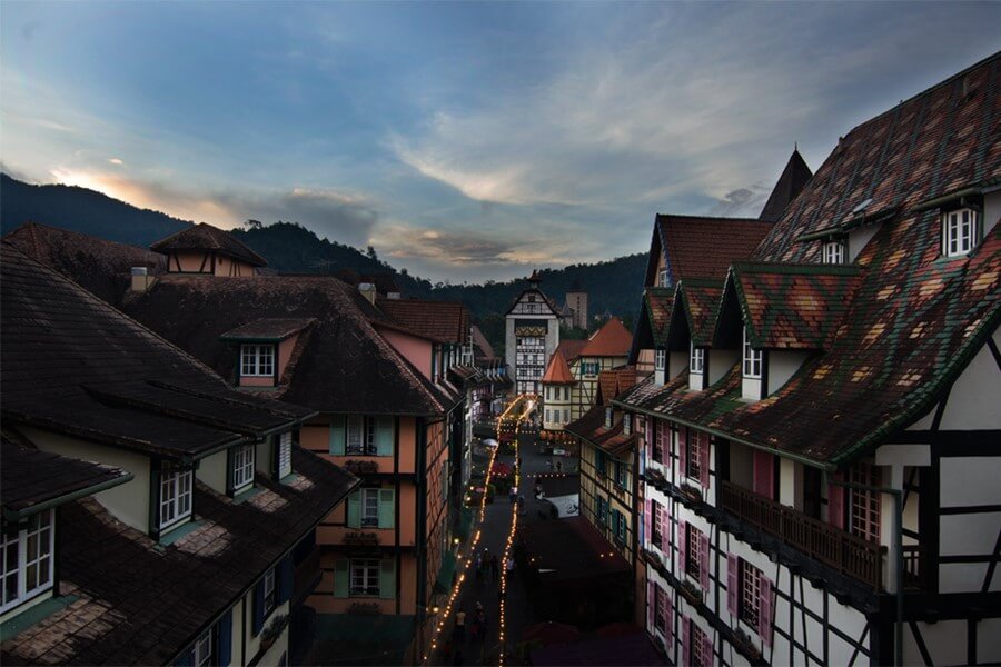 Valentine's day at Colmar Tropical in Berjaya Hills, Malaysia. 