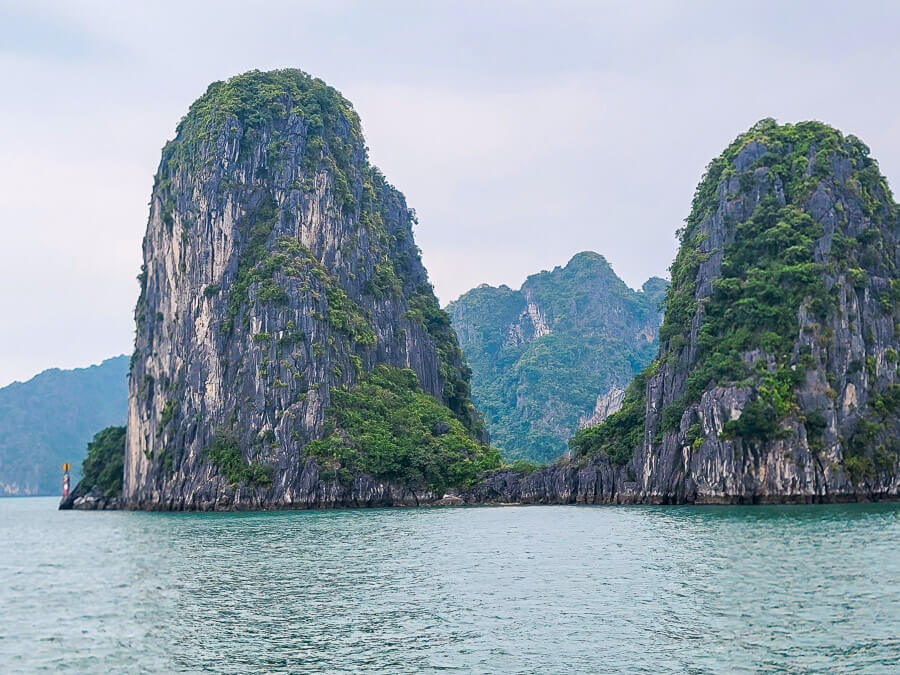 Valentine's day in Ha Long Bay, Vietnam. 