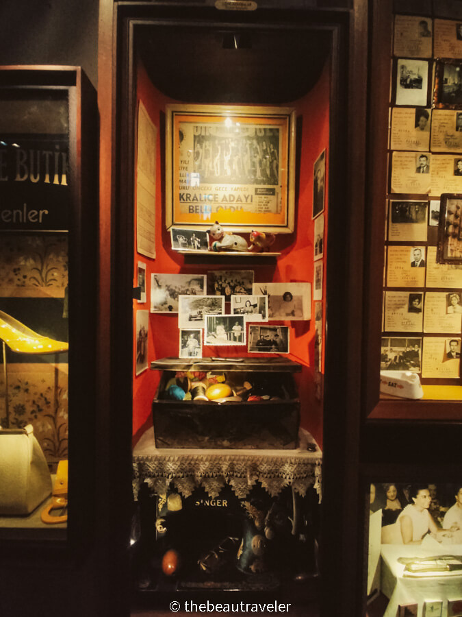 The items displayed at the Museum of Innocence in Istanbul.