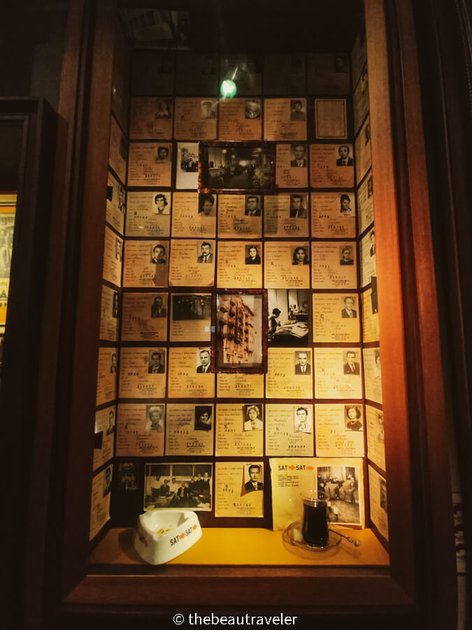 The items displayed at the Museum of Innocence in Istanbul.