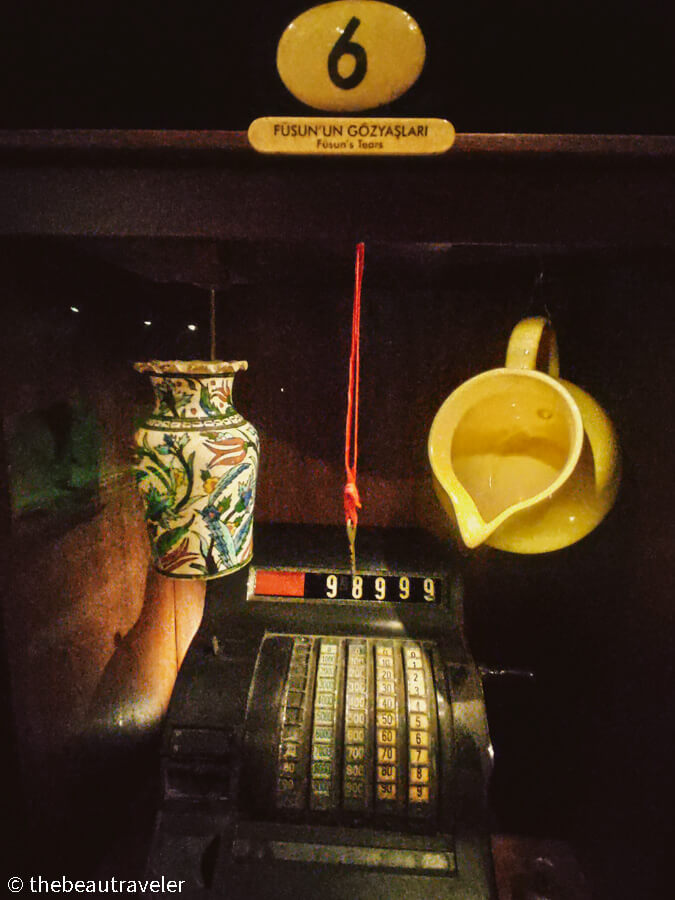 The items displayed at the Museum of Innocence in Istanbul.