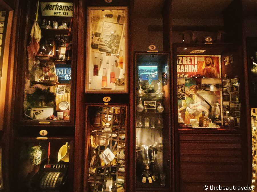 The items displayed at the Museum of Innocence in Istanbul.