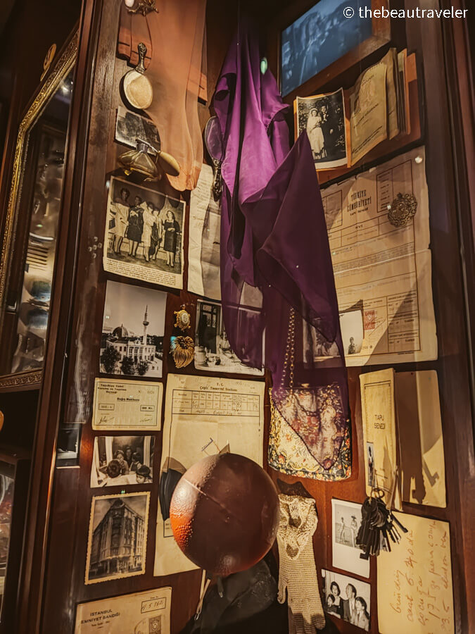 The items displayed at the Museum of Innocence in Istanbul.