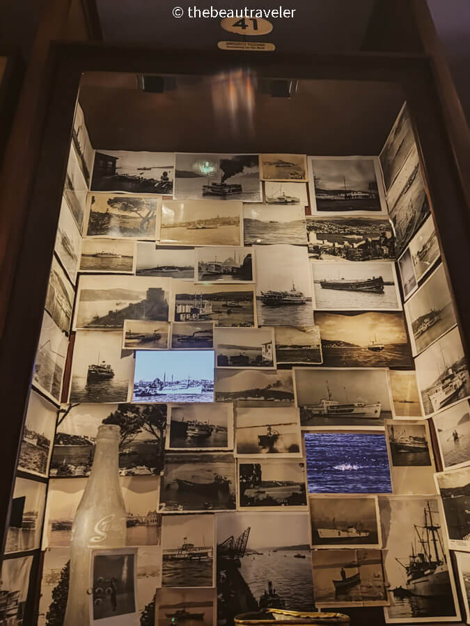 The items displayed at the Museum of Innocence in Istanbul.