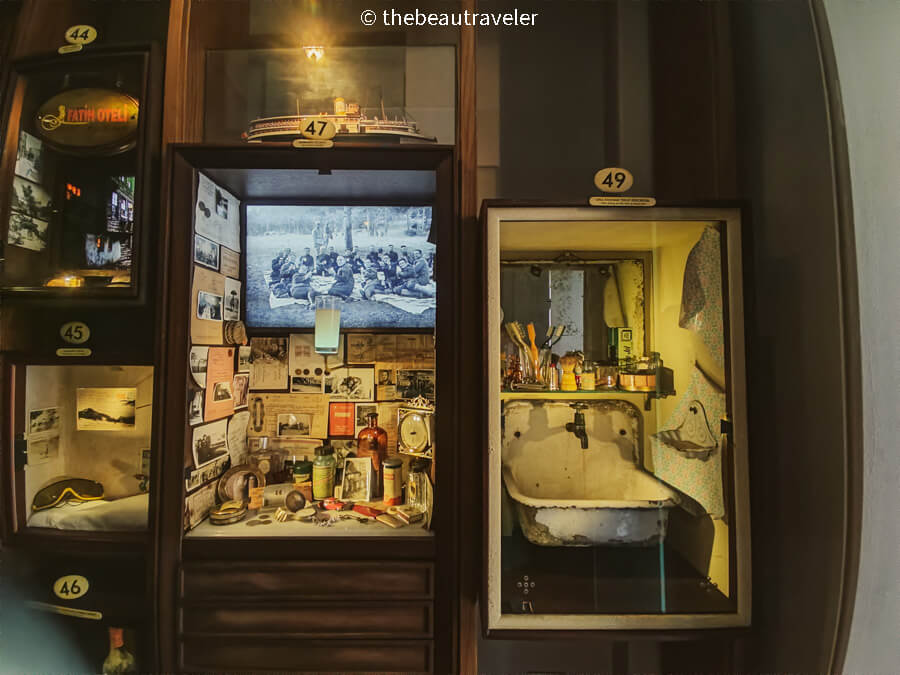 The items displayed at the Museum of Innocence in Istanbul.