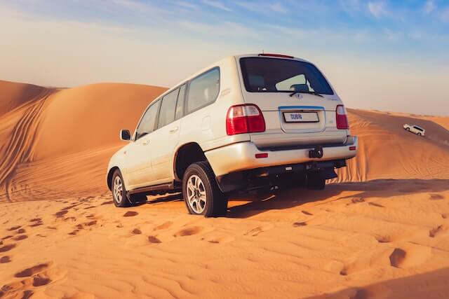 dune bashing in dubai. 