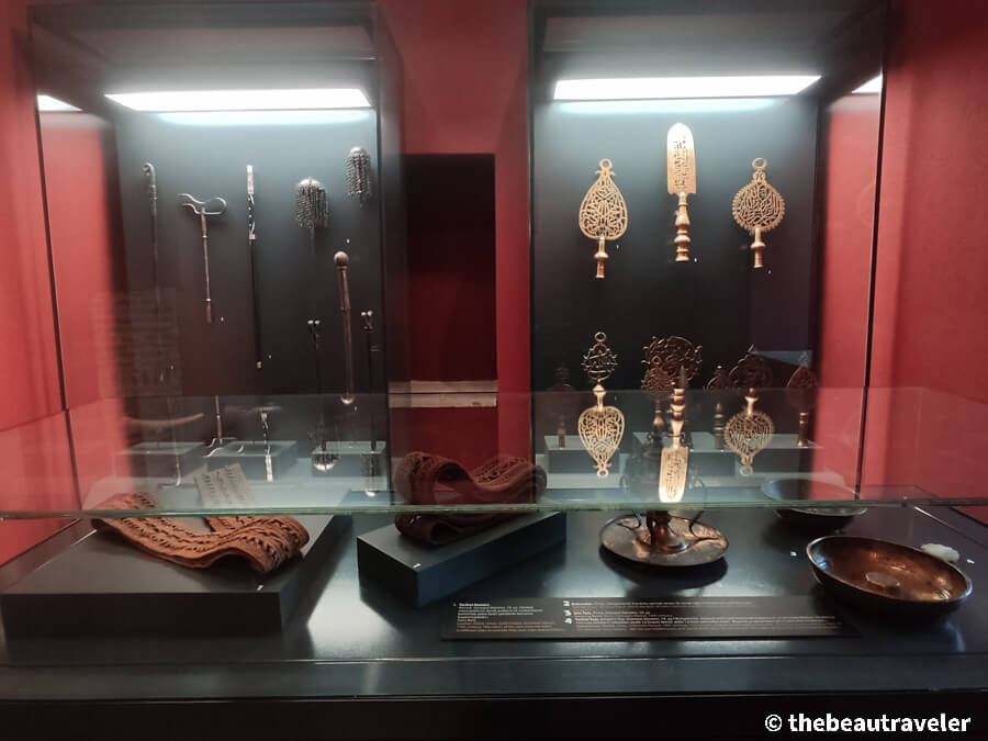 Exhibitions at the Museum of Turkish and Islamic Art in Bursa, Turkey.