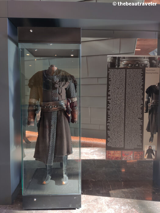 The traditional clothings of the Ottoman exhibited at the Panorama 1326 Bursa Conquest Museum.