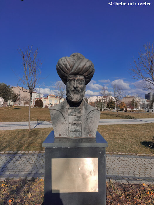 The sultan statues at Panorama 1326 Bursa Conquest Museum in Bursa, Turkey.