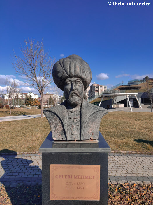 The sultan statues at Panorama 1326 Bursa Conquest Museum in Bursa, Turkey.