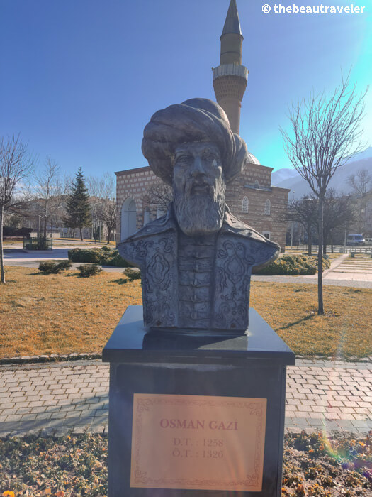 The sultan statues at Panorama 1326 Bursa Conquest Museum in Bursa, Turkey.