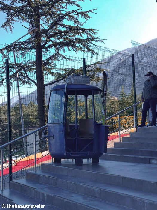 Bursa teleferik station.