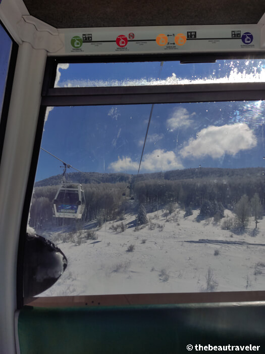 Bursa teleferik to Uludag, Turkey.