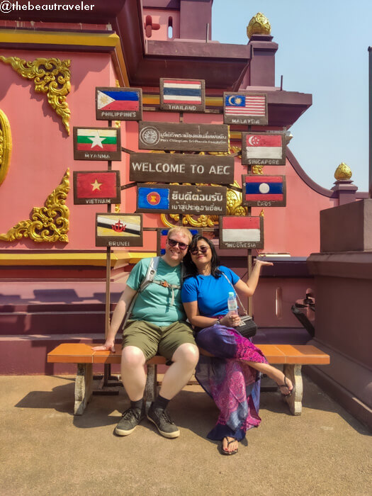 My boyfriend and I at the Golden Triangle, Thailand.