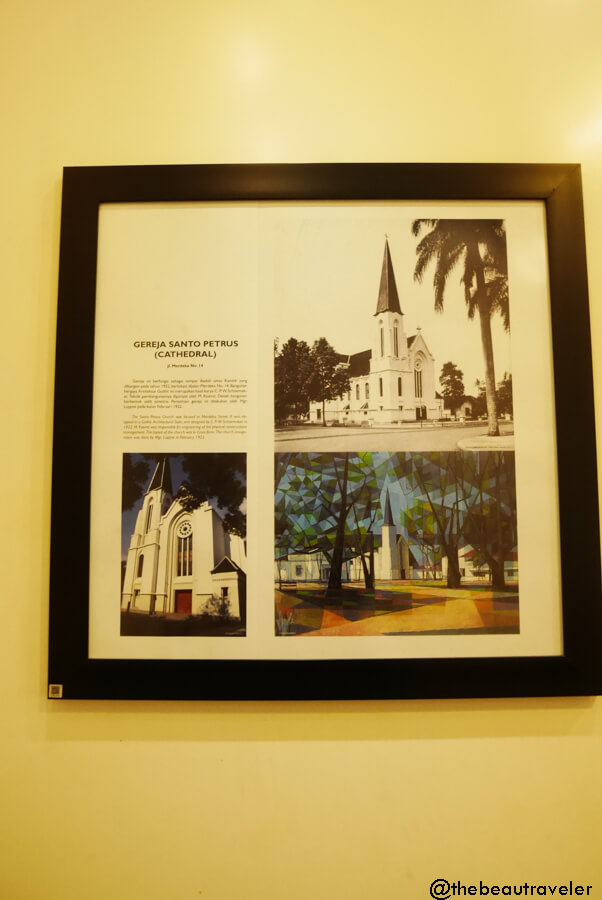 Some exhibits at the Grand Hotel Preanger museum in Bandung, Indonesia.