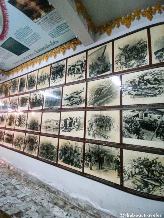 Exhibition at the JEATH War Museum in Kanchanaburi, Thailand.