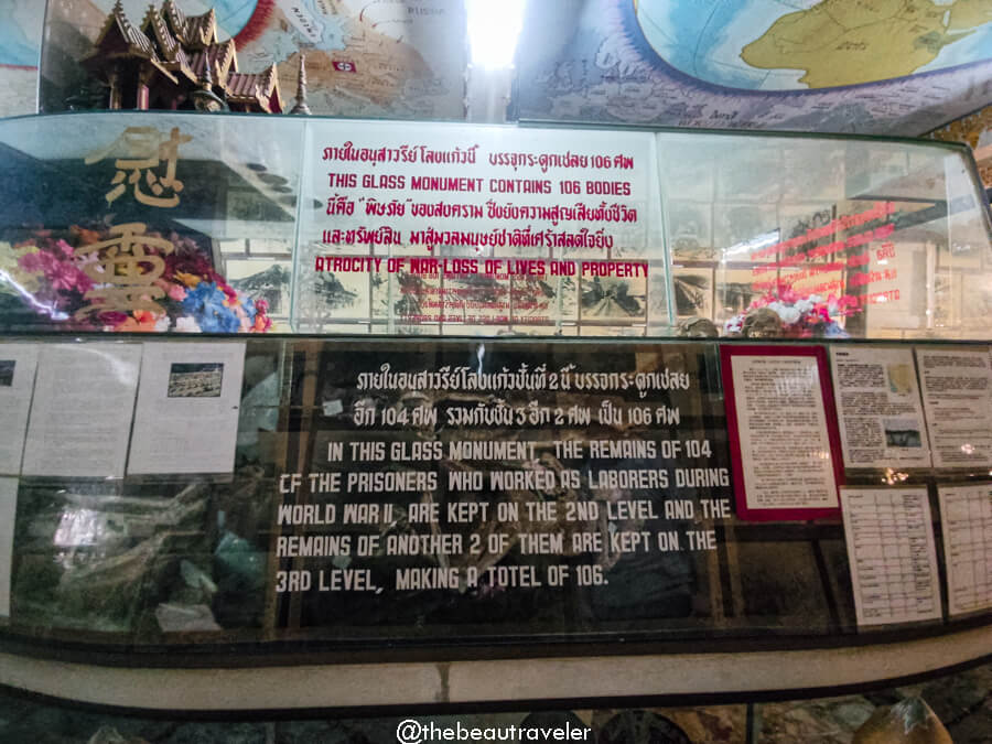 Exhibition at the JEATH War Museum in Kanchanaburi, Thailand.