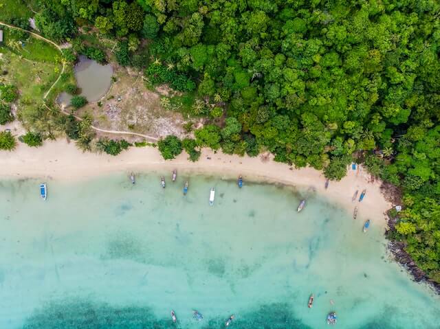 Phi Phi Island in Thailand. 