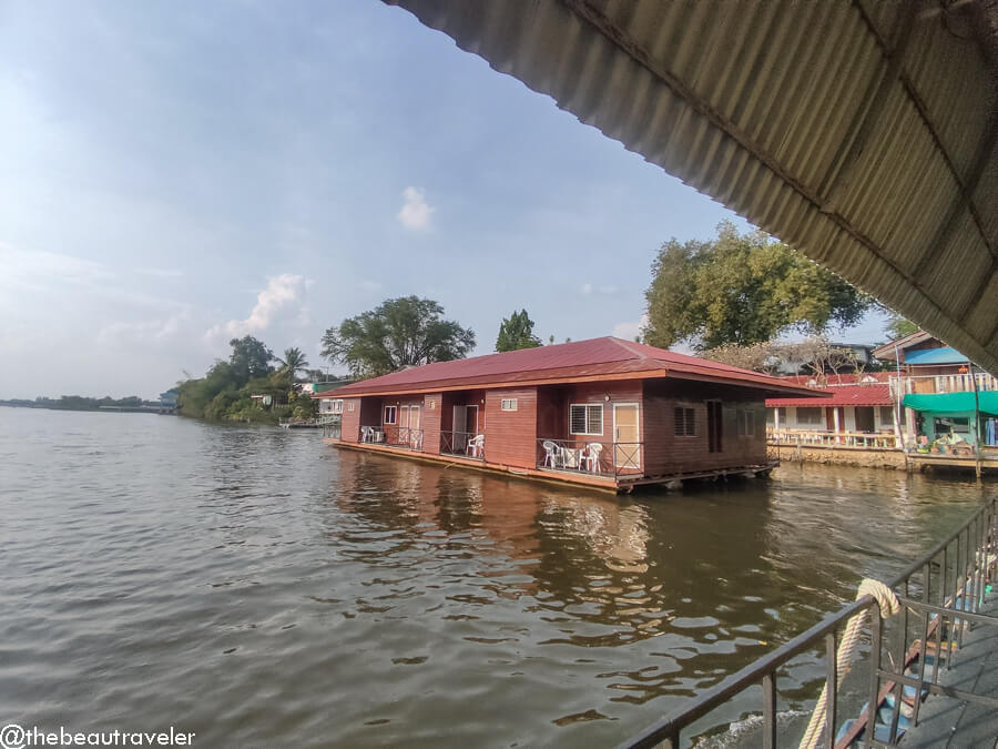 The accommodation at Tara Raft Kanchanaburi.