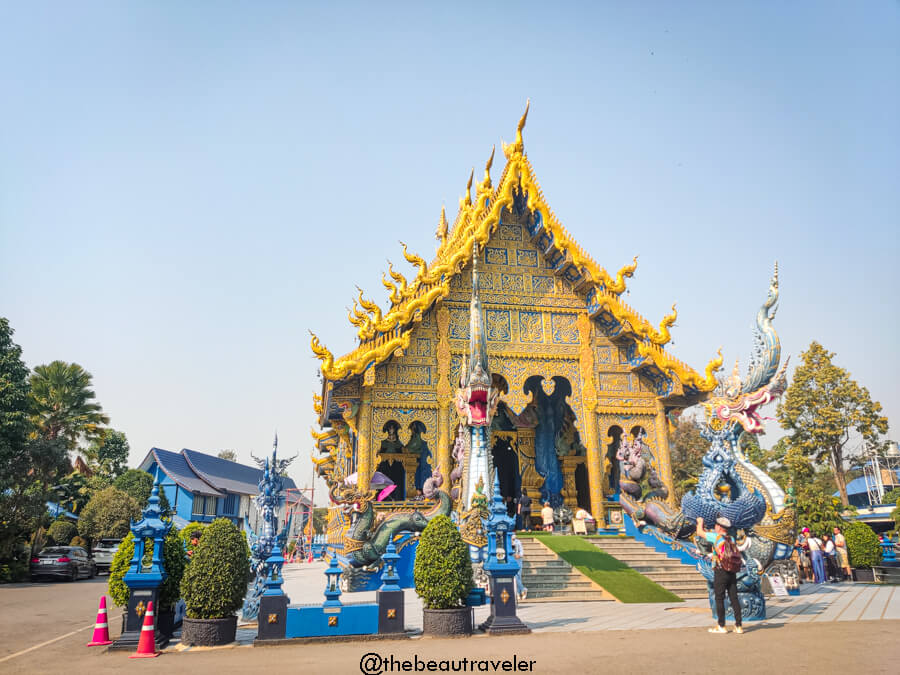 Blue Temple in Chiang Rai, Thailand.