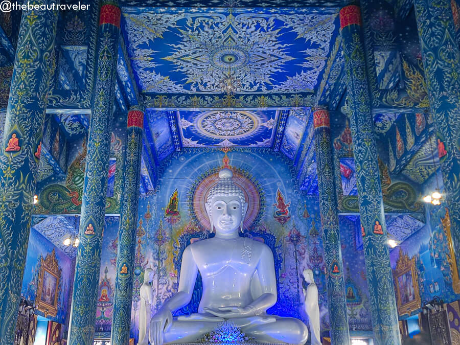 The Blue Temple in Chiang Rai, Thailand. 