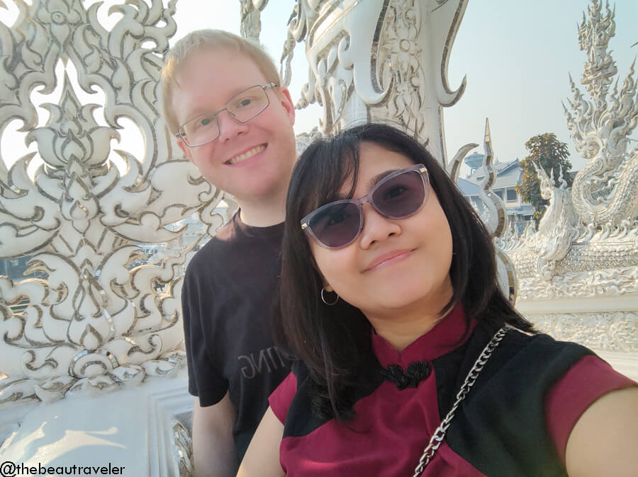 The White Temple (Wat Rong Khun) in Chiang Rai, Thailand.