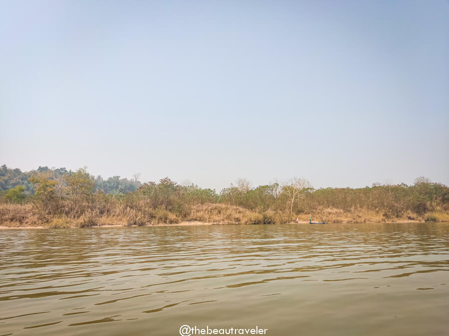 Boat trip on the Golden Triangle of Asia.