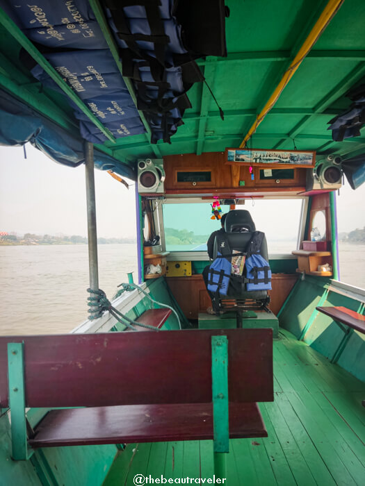 Boat trip on the Golden Triangle of Asia.