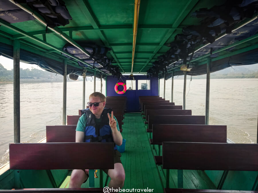 Boat trip on the Golden Triangle of Asia.