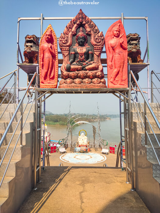 The Golden Triangle of Asia in Chiang Saen, Thailand.