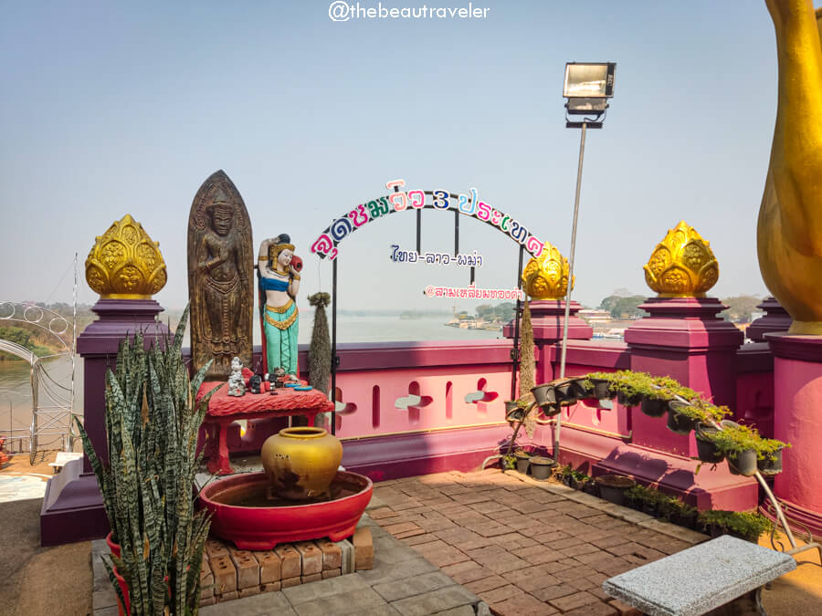 The Golden Triangle of Asia in Chiang Saen, Thailand.