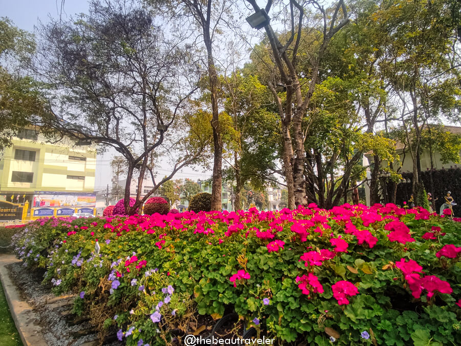 Chiang Rai Flower Festival in Thailand.