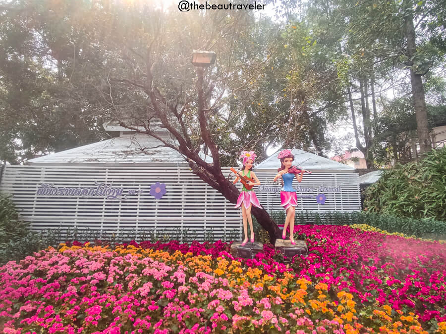 Chiang Rai Flower Festival in Thailand.