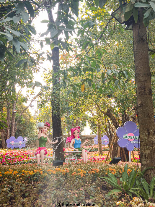 Chiang Rai Flower Festival in Thailand.