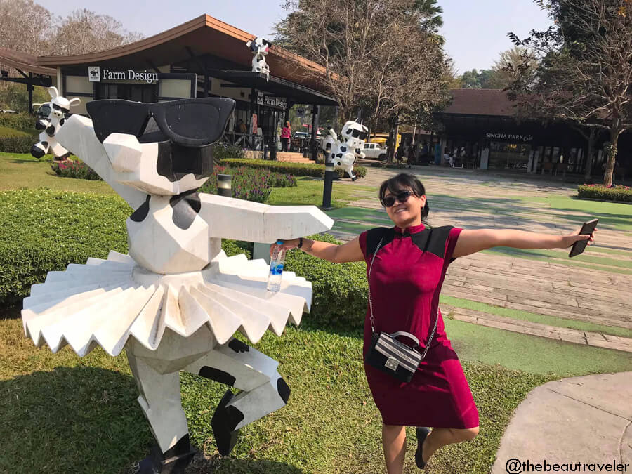 Farm Design cafe at Singha Park in Chiang Rai, Thailand.