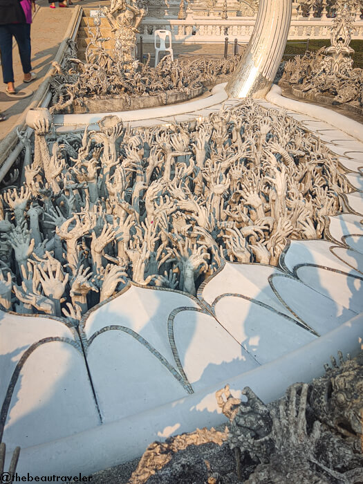 The White Temple (Wat Rong Khun) in Chiang Rai, Thailand.