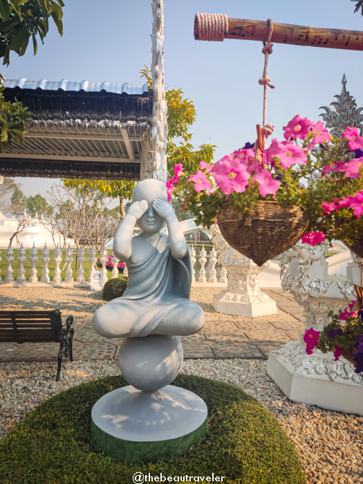 The White Temple in Chiang Rai, Thailand.