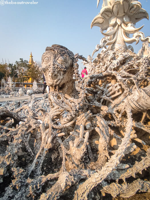 The White Temple (Wat Rong Khun) in Chiang Rai, Thailand.