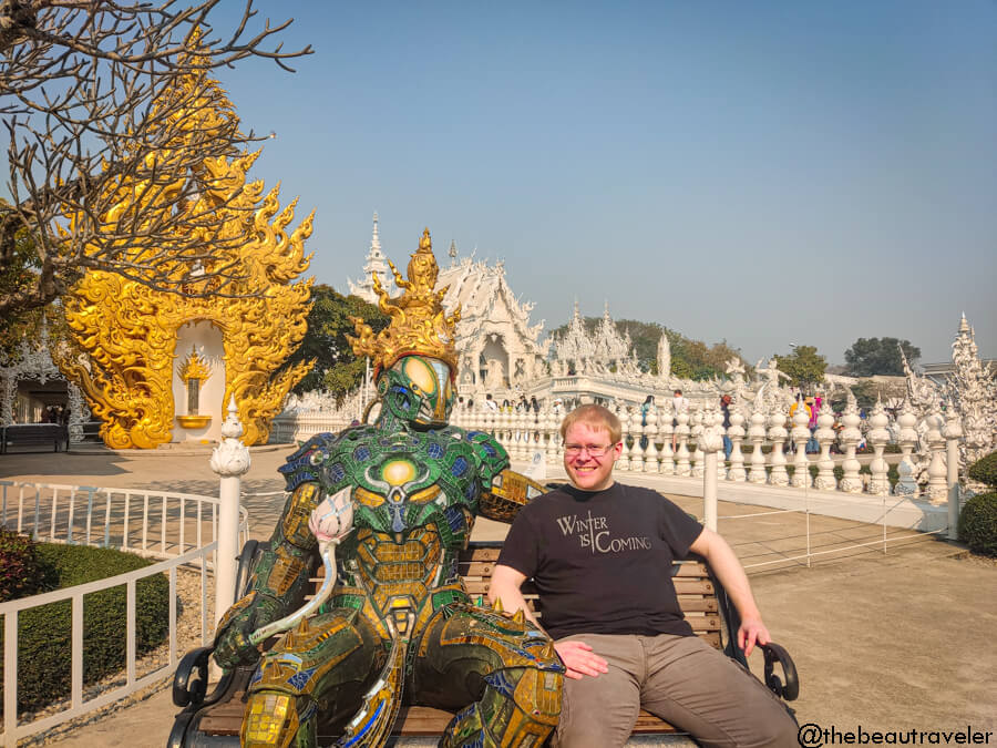 The White Temple in Chiang Rai, Thailand.