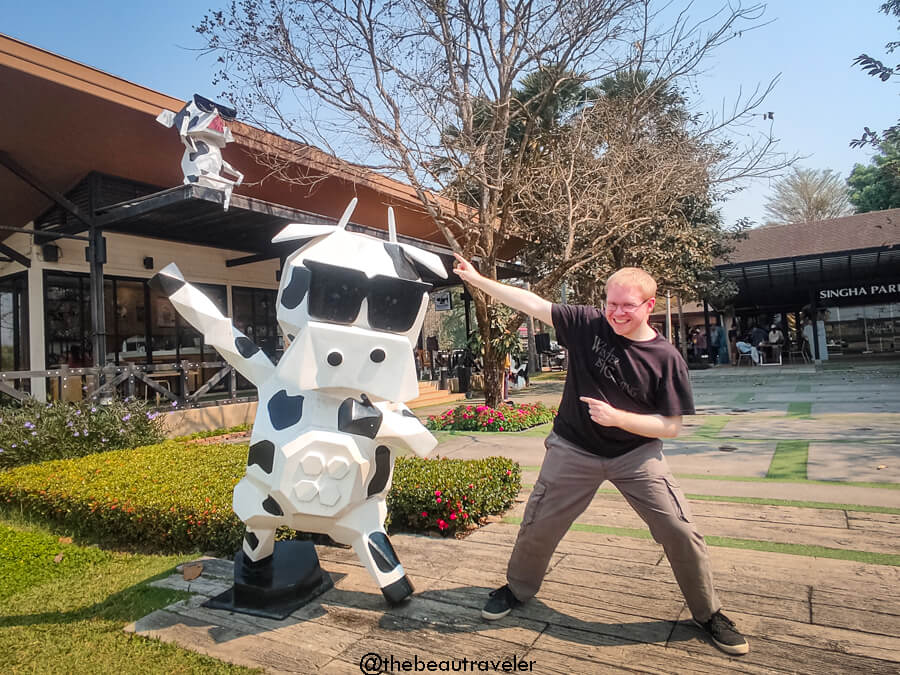 Farm Design cafe at Singha Park in Chiang Rai, Thailand.