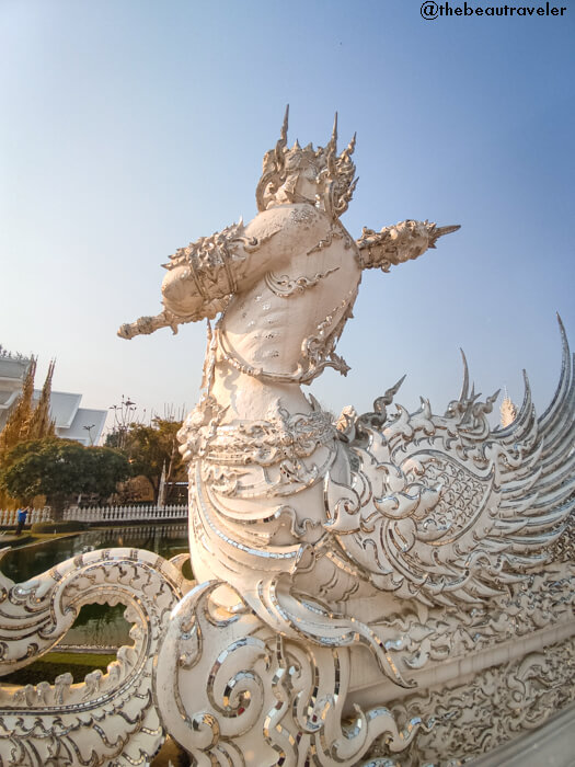 The White Temple (Wat Rong Khun) in Chiang Rai, Thailand.