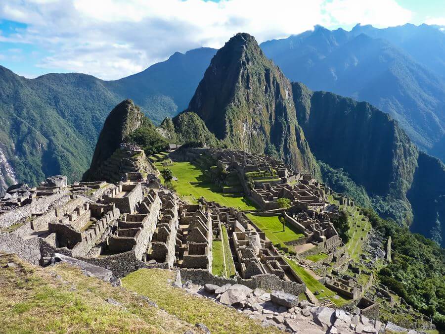 Machu Picchu in Peru. 